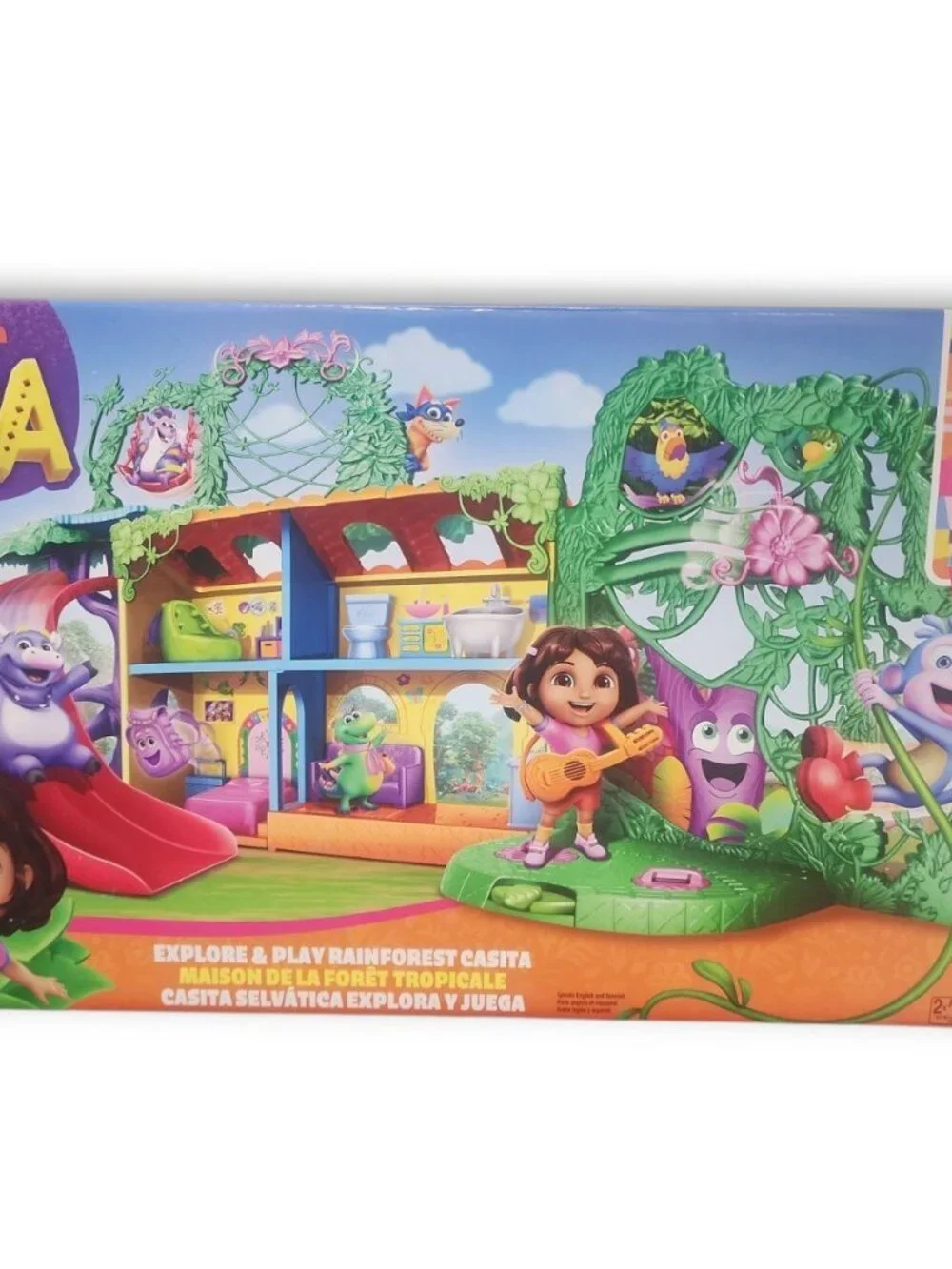 New Sealed Dora, Explore & Play Rainforest Casita Playset Rainforest Playset